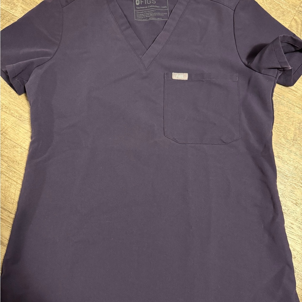 Figs Purple Catarina Top